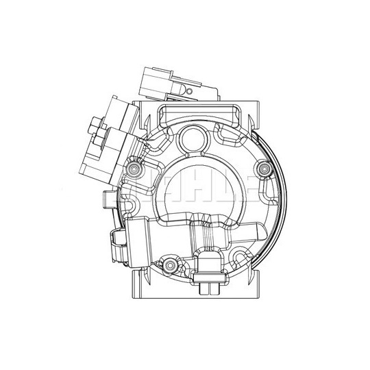 ACP 628 000P - Compressor, air conditioning 