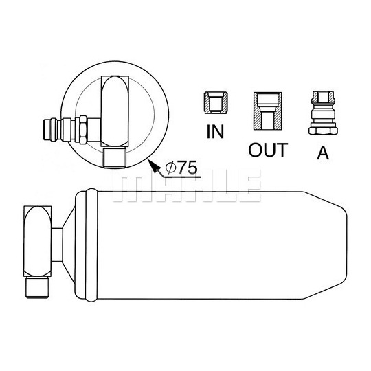 AD 161 000S - Dryer, air conditioning 