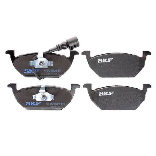 VKBP 80004 E - Brake Pad Set, disc brake 