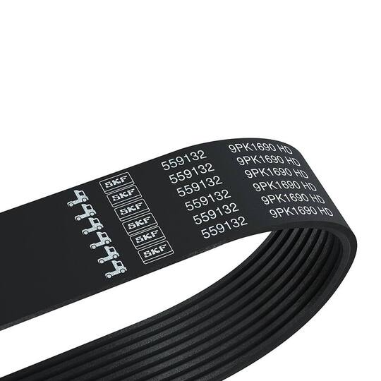 VKMV 9PK1690 HD - V-Ribbed Belt 