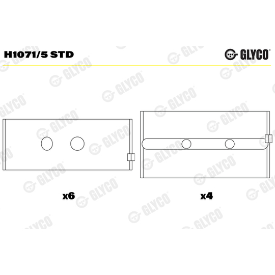 H1071/5 STD - Väntvõlli laager 