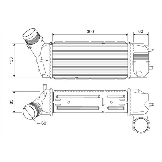 818769 - Intercooler, charger 