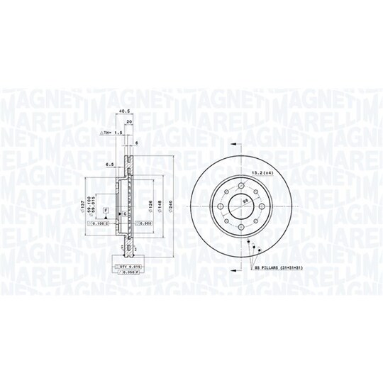 360406023700 - Brake Disc 