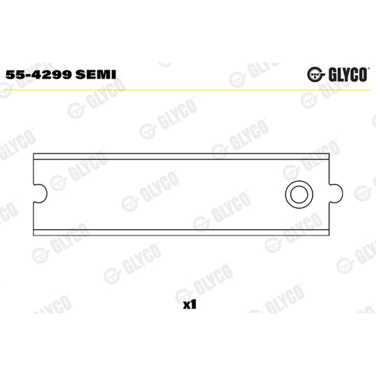 55-4299 SEMI - Small End Bushes, connecting rod 