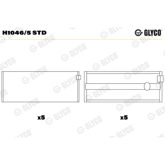 H1046/5 STD - Vevlager 