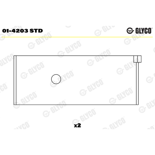 01-4203 STD - Big End Bearings 