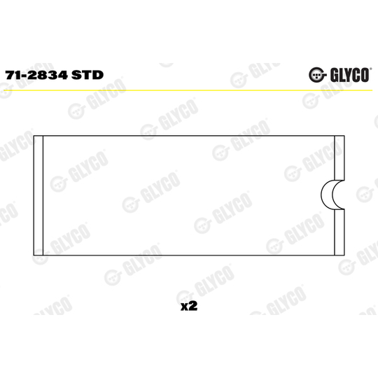 71-2834 STD - Big End Bearings 