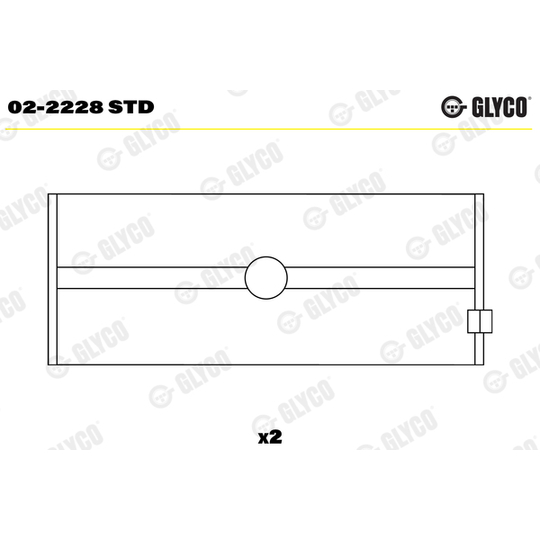 02-2228 STD - Crankshaft Bearings 