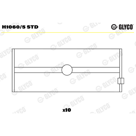 H1060/5 STD - Vevlager 