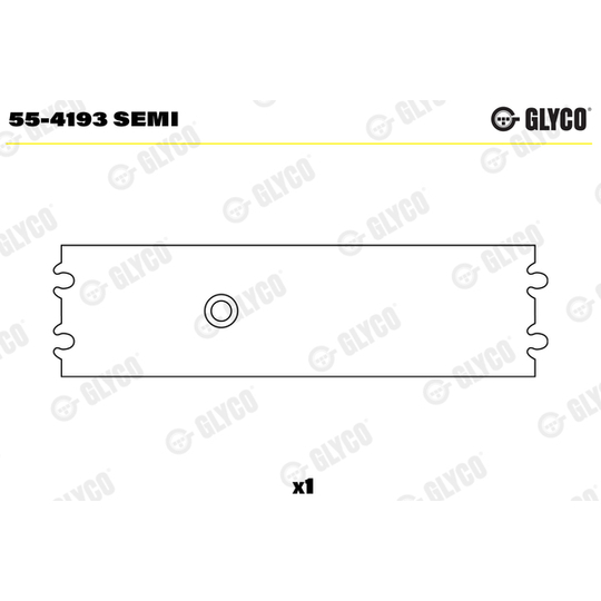 55-4193 SEMI - Small End Bushes, connecting rod 