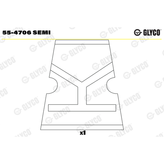 55-4706 SEMI - Small End Bushes, connecting rod 