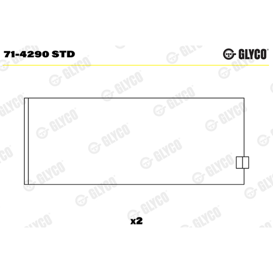 71-4290 STD - Big End Bearings 