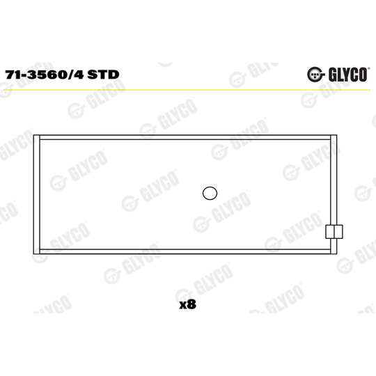 71-3560/4 STD - Big End Bearings 