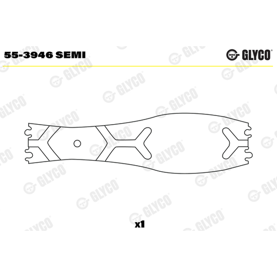 55-3946 SEMI - Small End Bushes, connecting rod 