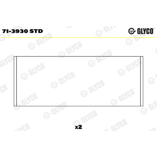 71-3930 STD - Big End Bearings 