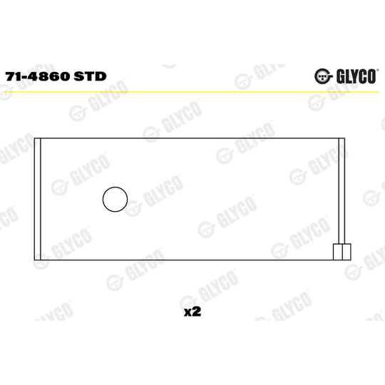 71-4860 STD - Big End Bearings 