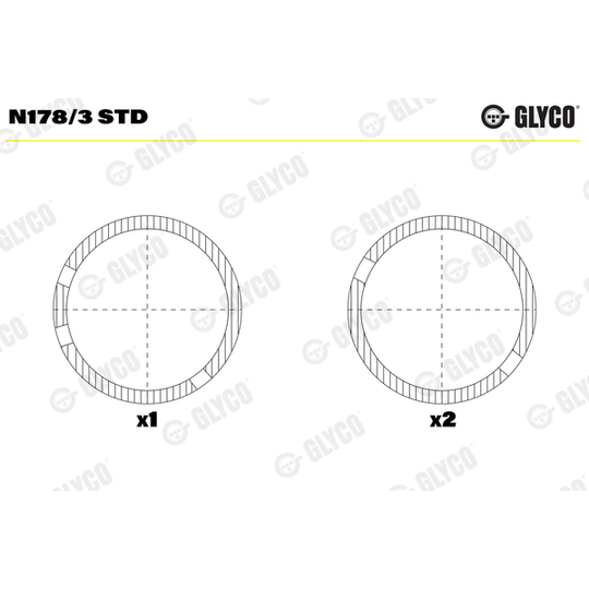 N178/3 STD - Camshaft Bushes 