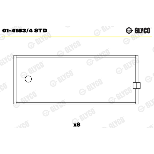 01-4153/4 STD - Big End Bearings 