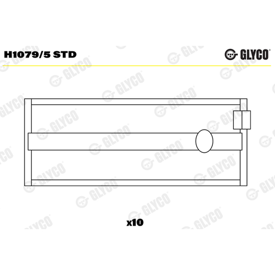 H1079/5 STD - Väntvõlli laager 