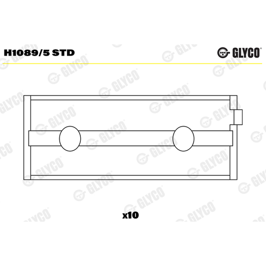 H1089/5 STD - Vevlager 