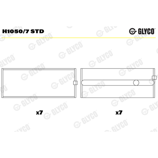 H1050/7 STD - Väntvõlli laager 