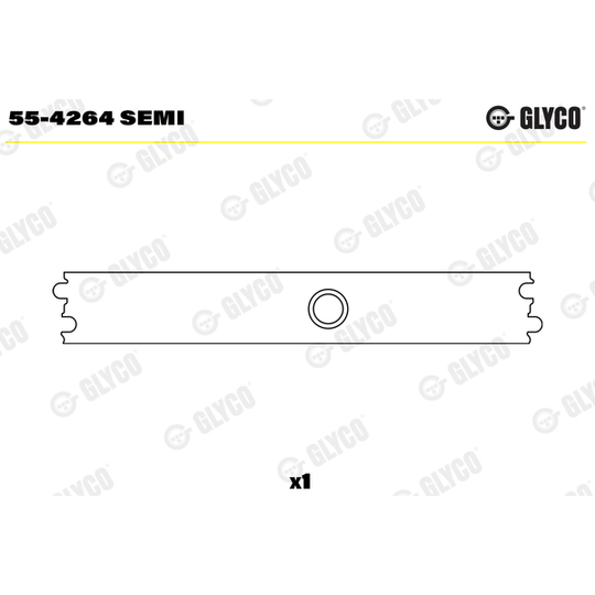 55-4264 SEMI - Small End Bushes, connecting rod 