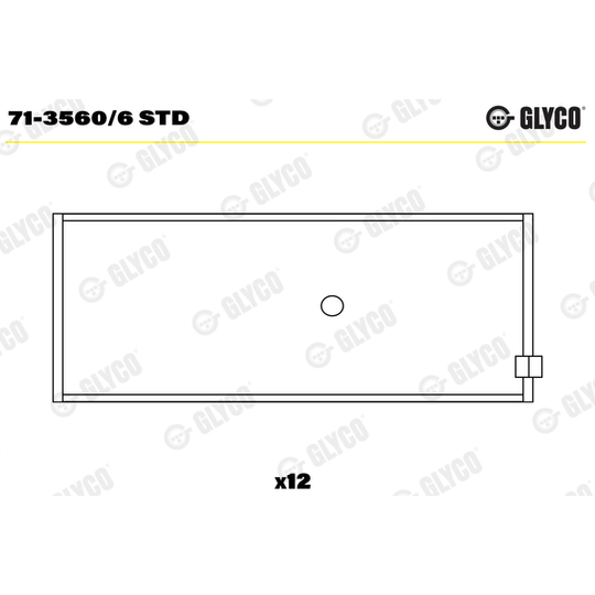 71-3560/6 STD - Big End Bearings 