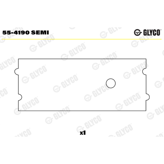 55-4190 SEMI - Small End Bushes, connecting rod 