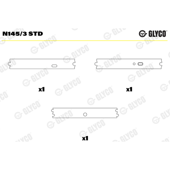 N145/3 STD - Camshaft Bushes 