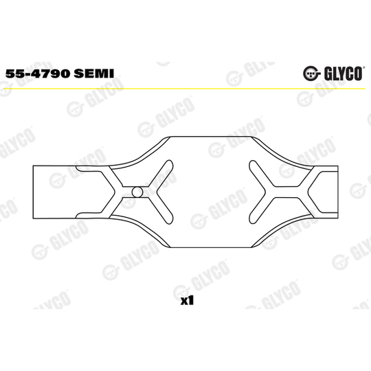 55-4790 SEMI - Small End Bushes, connecting rod 