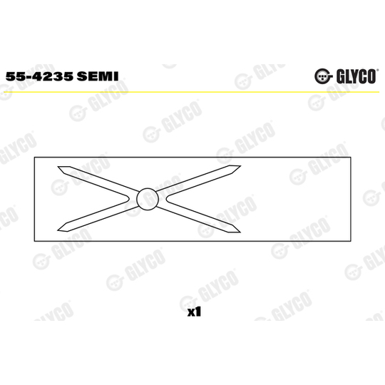 55-4235 SEMI - Small End Bushes, connecting rod 