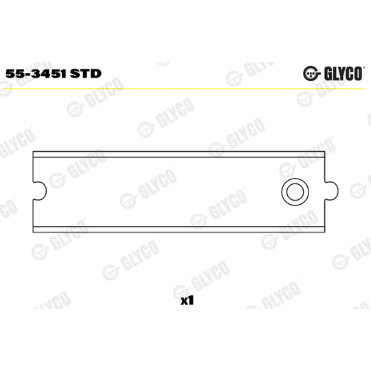 55-3451 STD - Small End Bushes, connecting rod 