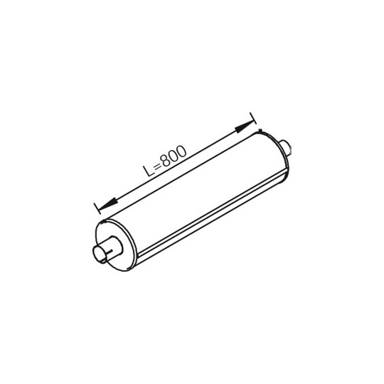 Middle-/End Silencer