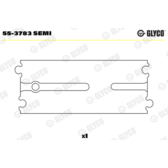 55-3783 SEMI - Small End Bushes, connecting rod 