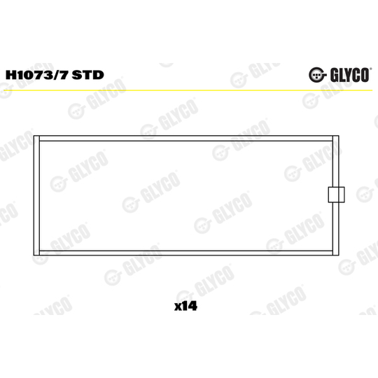 H1073/7 STD - Väntvõlli laager 