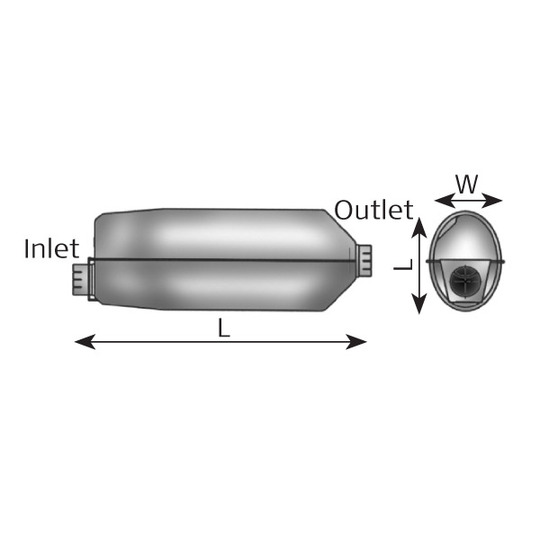 68338 - Middle-/End Silencer 