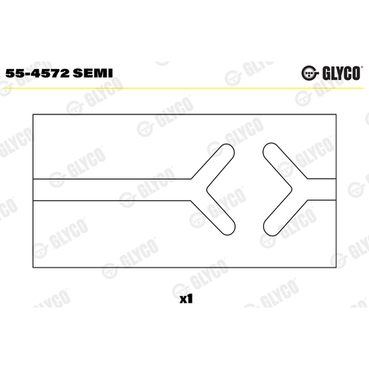 55-4572 SEMI - Small End Bushes, connecting rod 