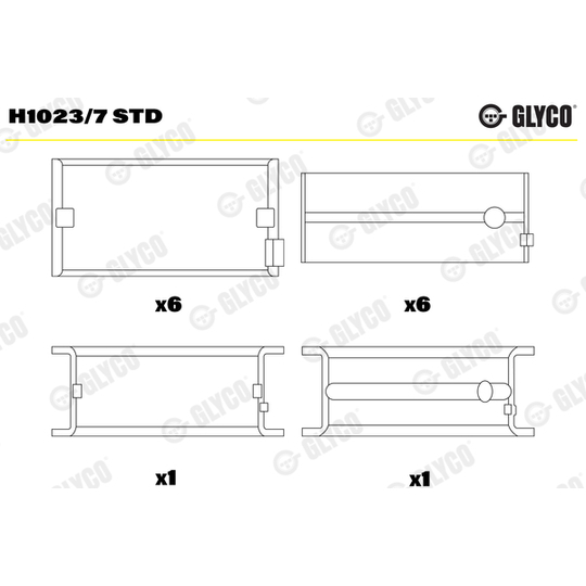 H1023/7 STD - Väntvõlli laager 