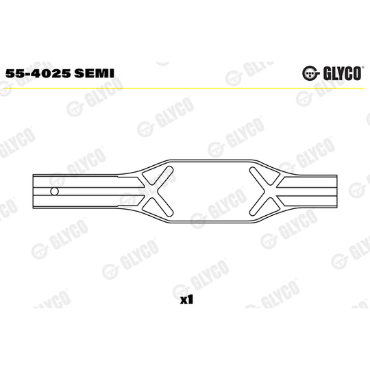 55-4025 SEMI - Laagripuks, keps 