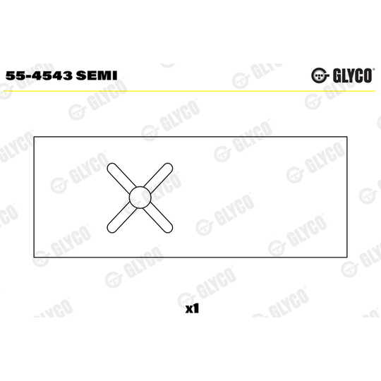 55-4543 SEMI - Small End Bushes, connecting rod 