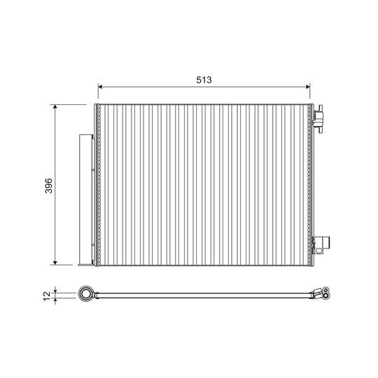 814373 - Condenser, air conditioning 