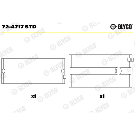 72-4717 STD - Vevlager 