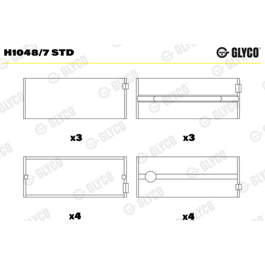 H1048/7 STD - Väntvõlli laager 