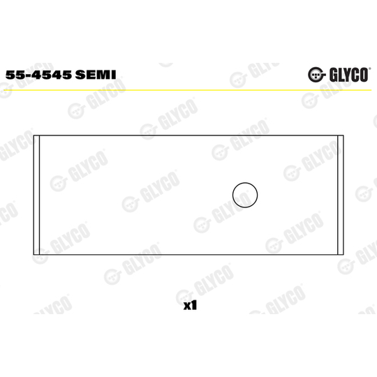 55-4545 SEMI - Small End Bushes, connecting rod 