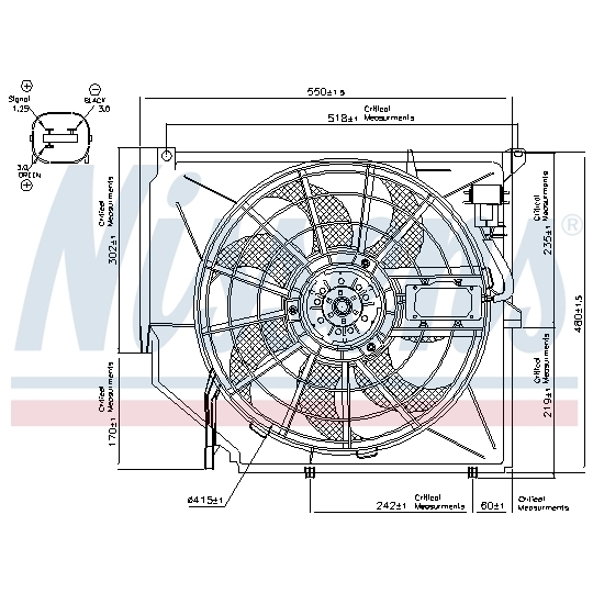 85649 - Ventilaator, mootorijahutus 