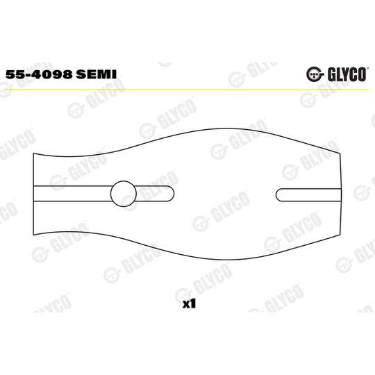 55-4098 SEMI - Small End Bushes, connecting rod 