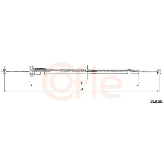 13.0101 - Bonnet Cable 