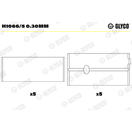 H1066/5 0.30mm - Vevlager 