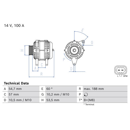 0 986 082 370 - Generator 