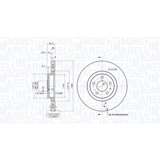 360406000301 - Brake Disc 